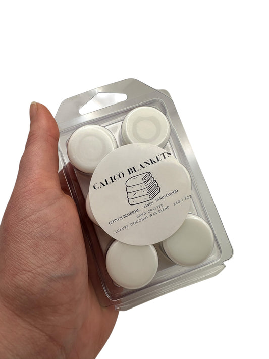 Calico Blankets Travel Sized Wax Melt 3oz Best Gift for Travel Lovers Handcrafted Luxury Coconut Blend Wax Travel Inspired Scented Wax Melt - World Traveler Aroma