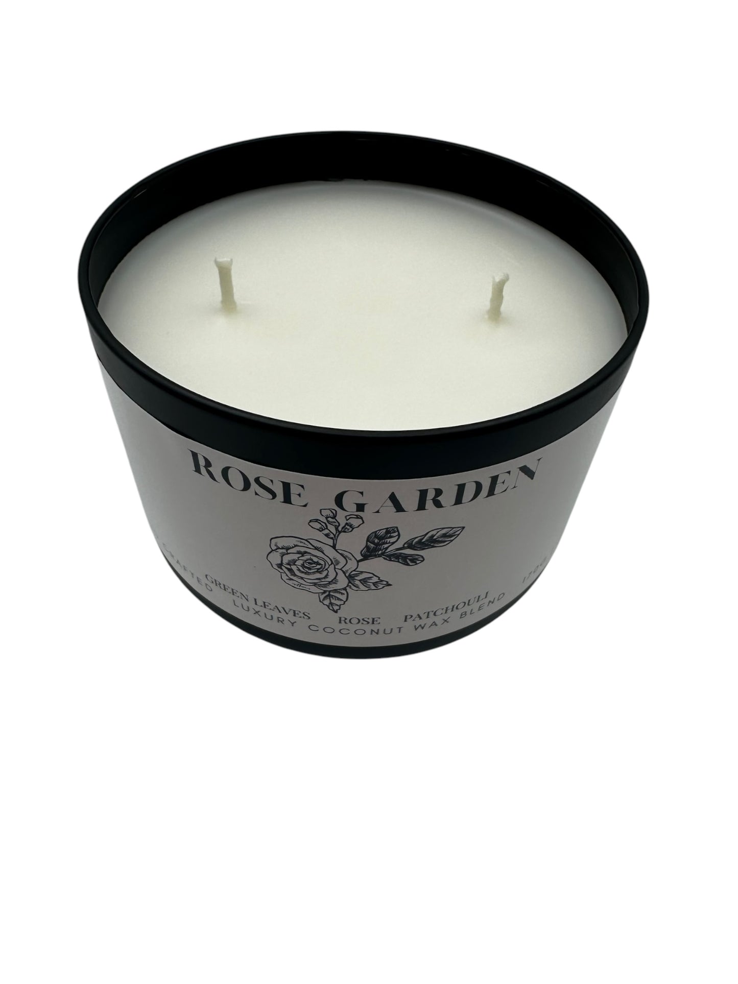 Rose Garden Travel Sized Candle Tin 6 oz Best Gift for Travel Lovers Handcrafted Luxury Coconut Blend Wax Travel Inspired Scented Candle - World Traveler Aroma
