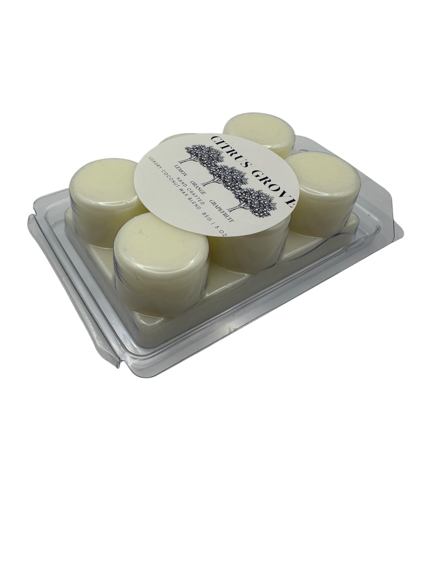 Citrus Grove Travel Sized Wax Melt 3oz Best Gift for Travel Lovers Handcrafted Luxury Coconut Blend Wax Travel Inspired Scented Wax Melt - World Traveler Aroma