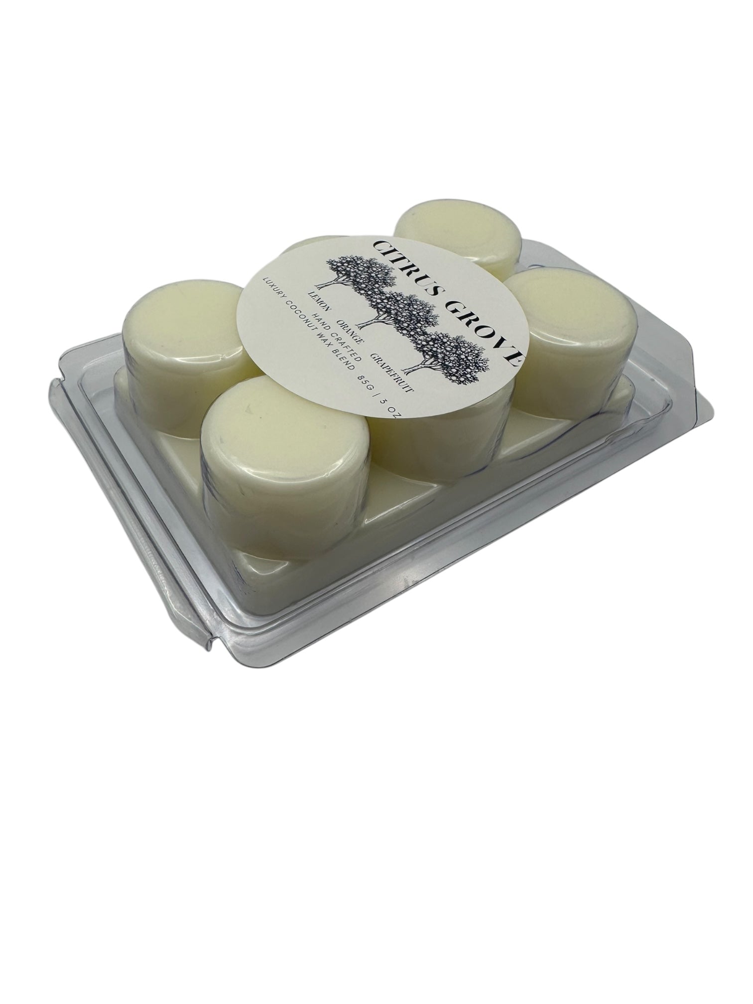 Citrus Grove Travel Sized Wax Melt 3oz Best Gift for Travel Lovers Handcrafted Luxury Coconut Blend Wax Travel Inspired Scented Wax Melt - World Traveler Aroma