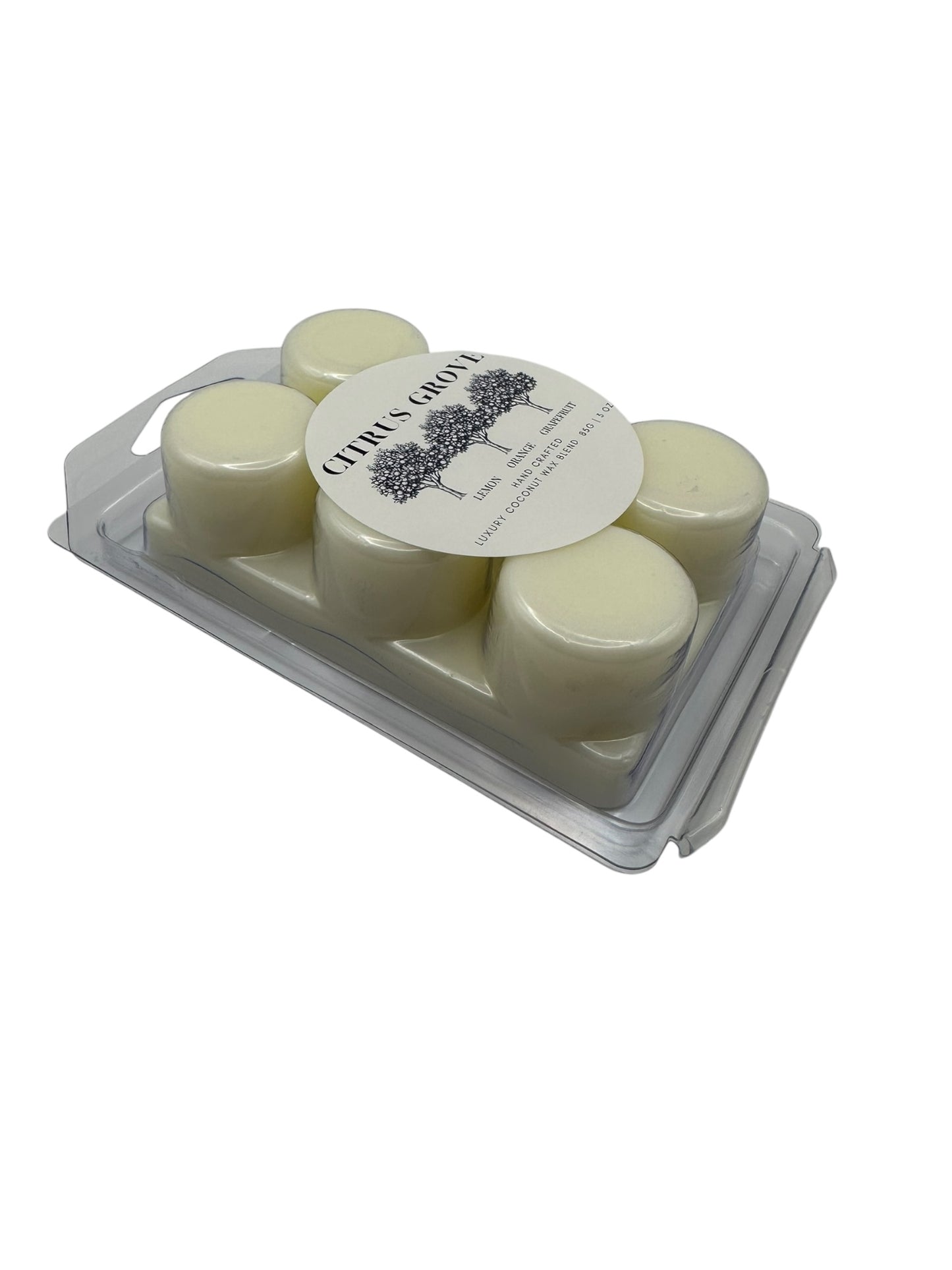 Citrus Grove Travel Sized Wax Melt 3oz Best Gift for Travel Lovers Handcrafted Luxury Coconut Blend Wax Travel Inspired Scented Wax Melt - World Traveler Aroma