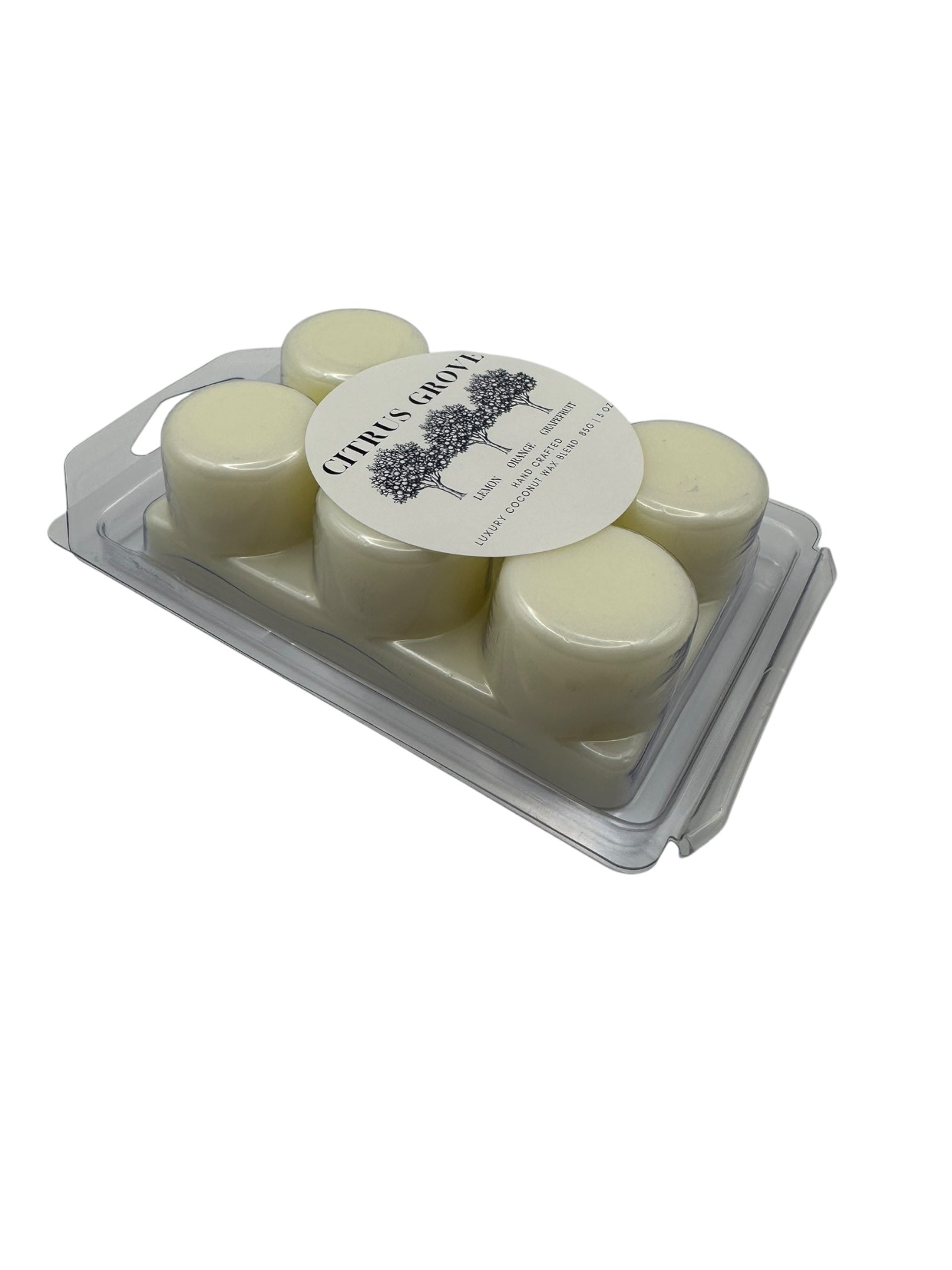 Citrus Grove Travel Sized Wax Melt 3oz Best Gift for Travel Lovers Handcrafted Luxury Coconut Blend Wax Travel Inspired Scented Wax Melt - World Traveler Aroma
