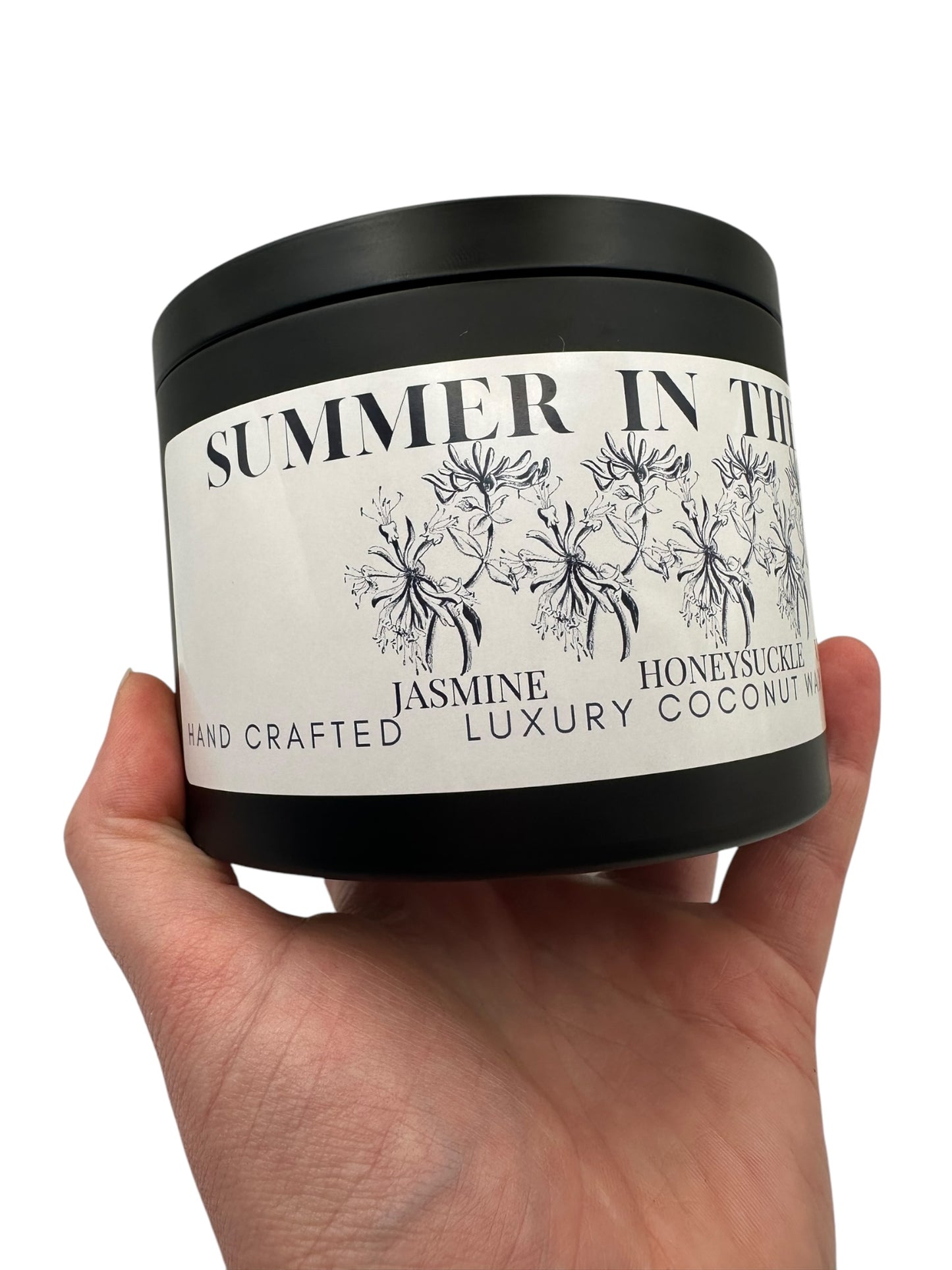 Summer in the South Travel Sized Candle Tin 16 oz Best Gift for Travel Lovers Handcrafted Luxury Coconut Blend Wax Travel  Inspired Scented Candle - World Traveler Aroma
