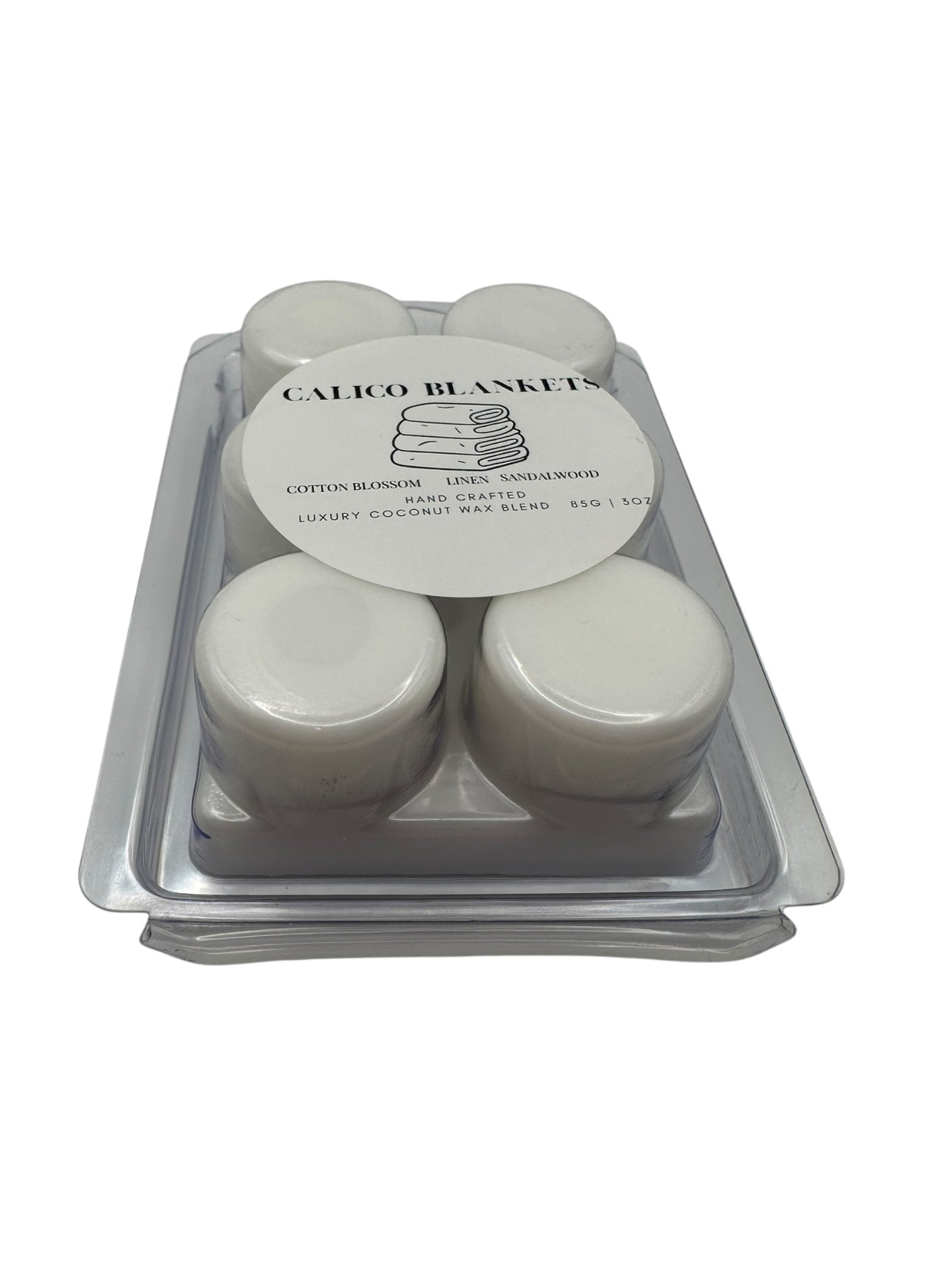 Calico Blankets Travel Sized Wax Melt 3oz Best Gift for Travel Lovers Handcrafted Luxury Coconut Blend Wax Travel Inspired Scented Wax Melt - World Traveler Aroma