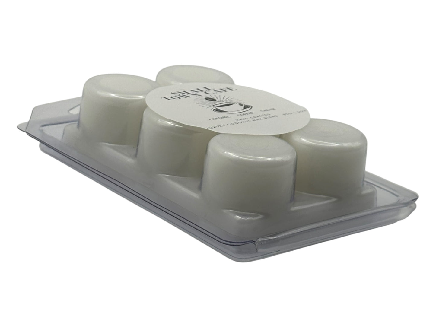 A package of wax melts  labeled 'Small Town Cafe' on a white background.