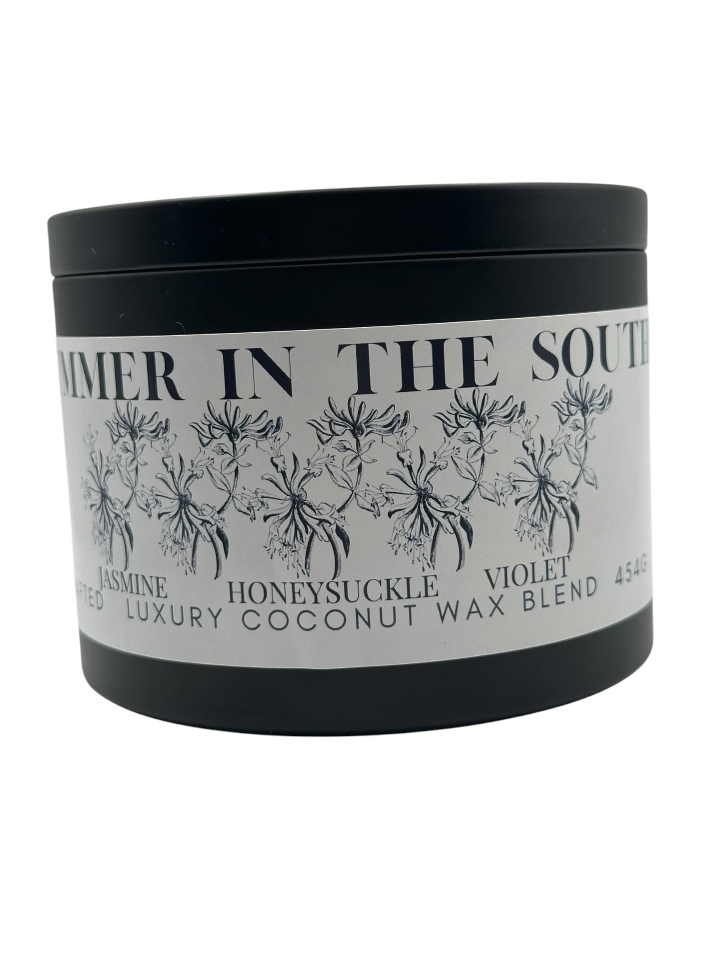 Summer in the South Travel Sized Candle Tin 16 oz Best Gift for Travel Lovers Handcrafted Luxury Coconut Blend Wax Travel  Inspired Scented Candle - World Traveler Aroma