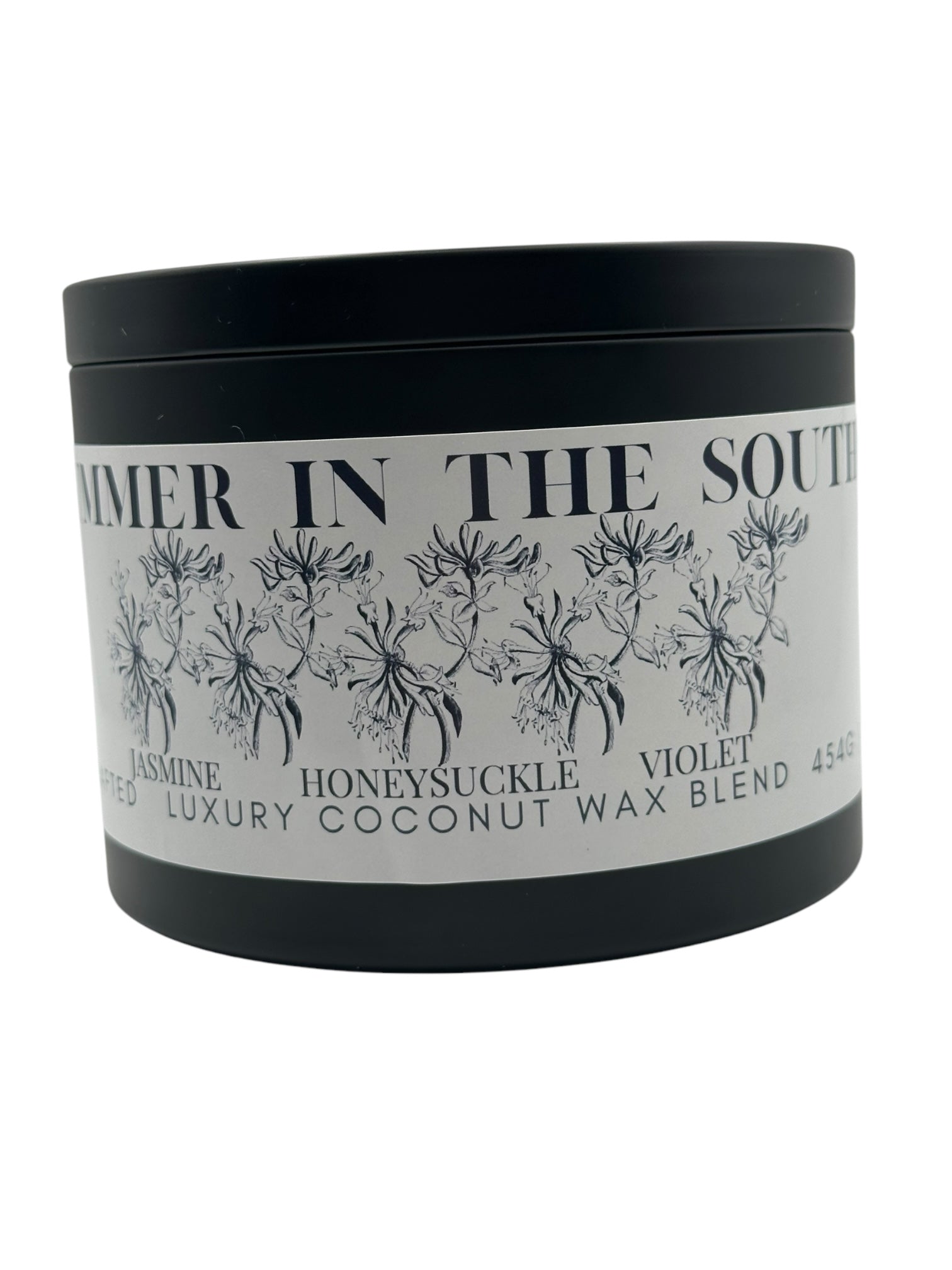 Summer in the South Travel Sized Candle Tin 16 oz Best Gift for Travel Lovers Handcrafted Luxury Coconut Blend Wax Travel  Inspired Scented Candle - World Traveler Aroma