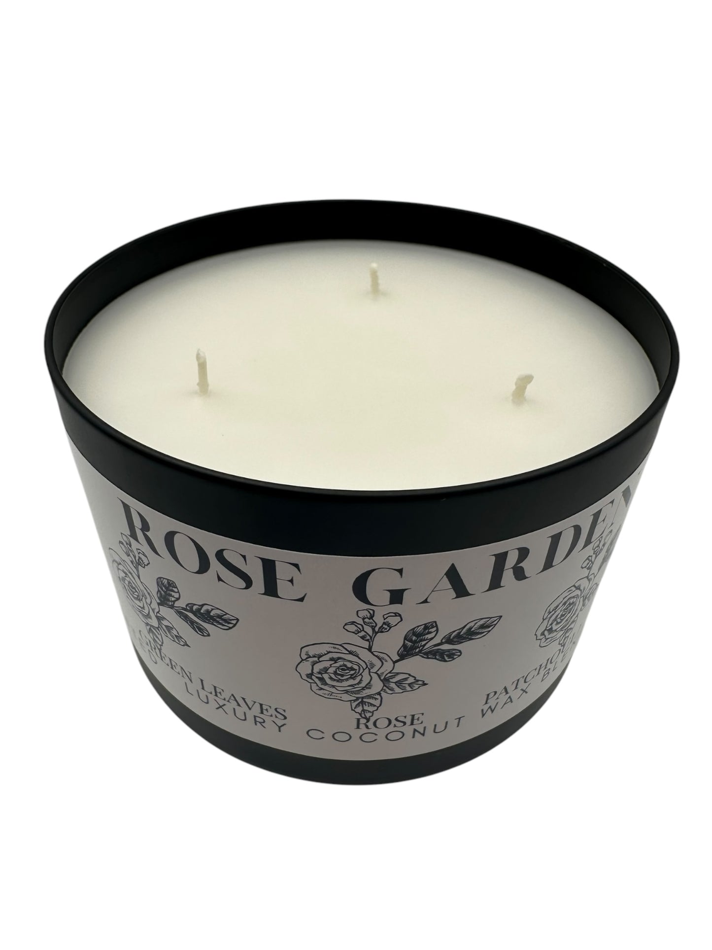 Rose Garden Travel Sized Candle Tin 16 oz Best Gift for Travel Lovers Handcrafted Luxury Coconut Blend Wax Travel Inspired Scented Candle - World Traveler Aroma