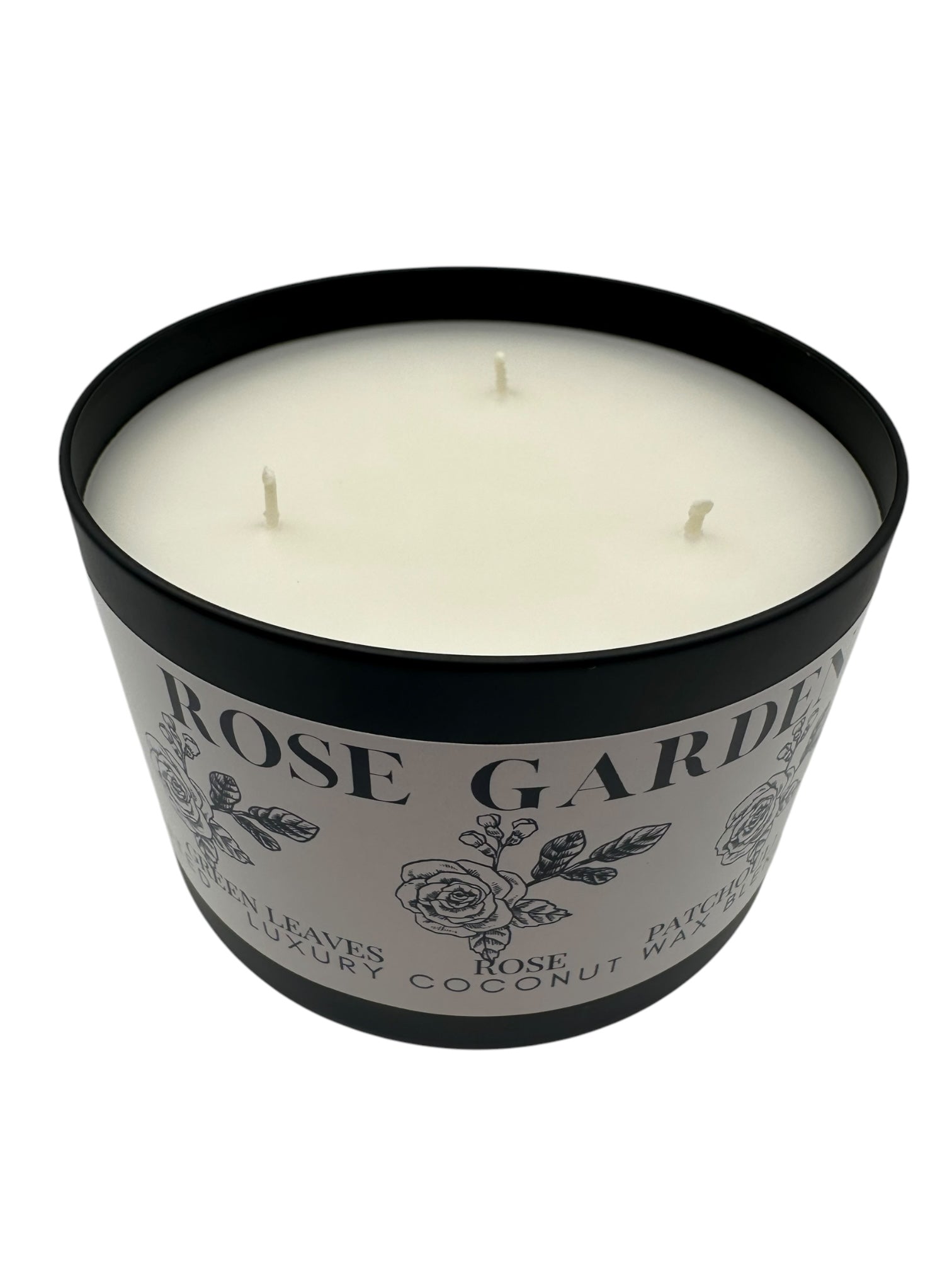 Rose Garden Travel Sized Candle Tin 16 oz Best Gift for Travel Lovers Handcrafted Luxury Coconut Blend Wax Travel Inspired Scented Candle - World Traveler Aroma