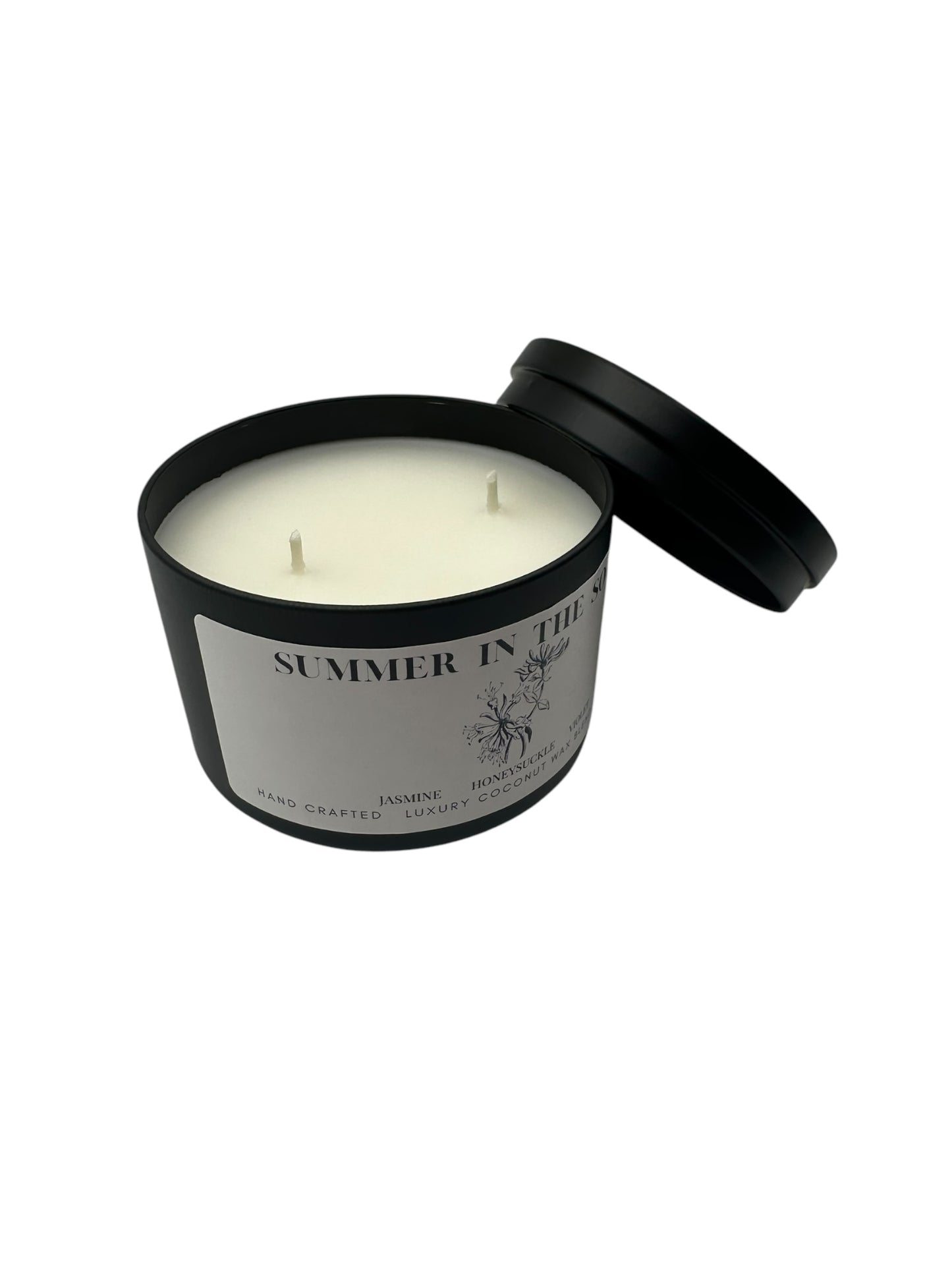 Summer in the South Travel Sized Candle Tin 6 oz Best Gift for Travel Lovers Handcrafted Luxury Coconut Blend Wax Travel  Inspired Scented Candle - World Traveler Aroma