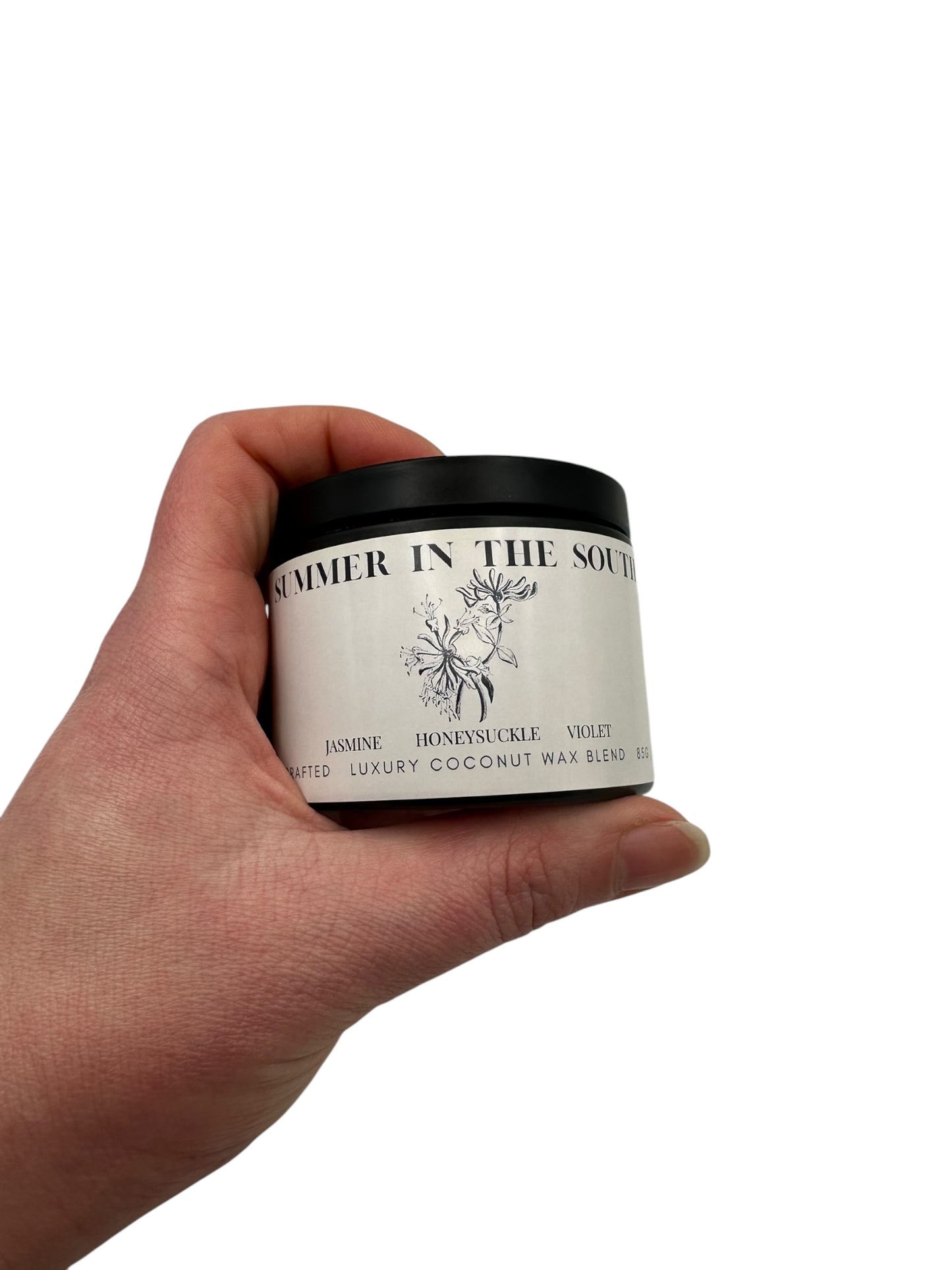 Summer in the South Travel Sized Candle Tin 6 oz Best Gift for Travel Lovers Handcrafted Luxury Coconut Blend Wax Travel  Inspired Scented Candle - World Traveler Aroma