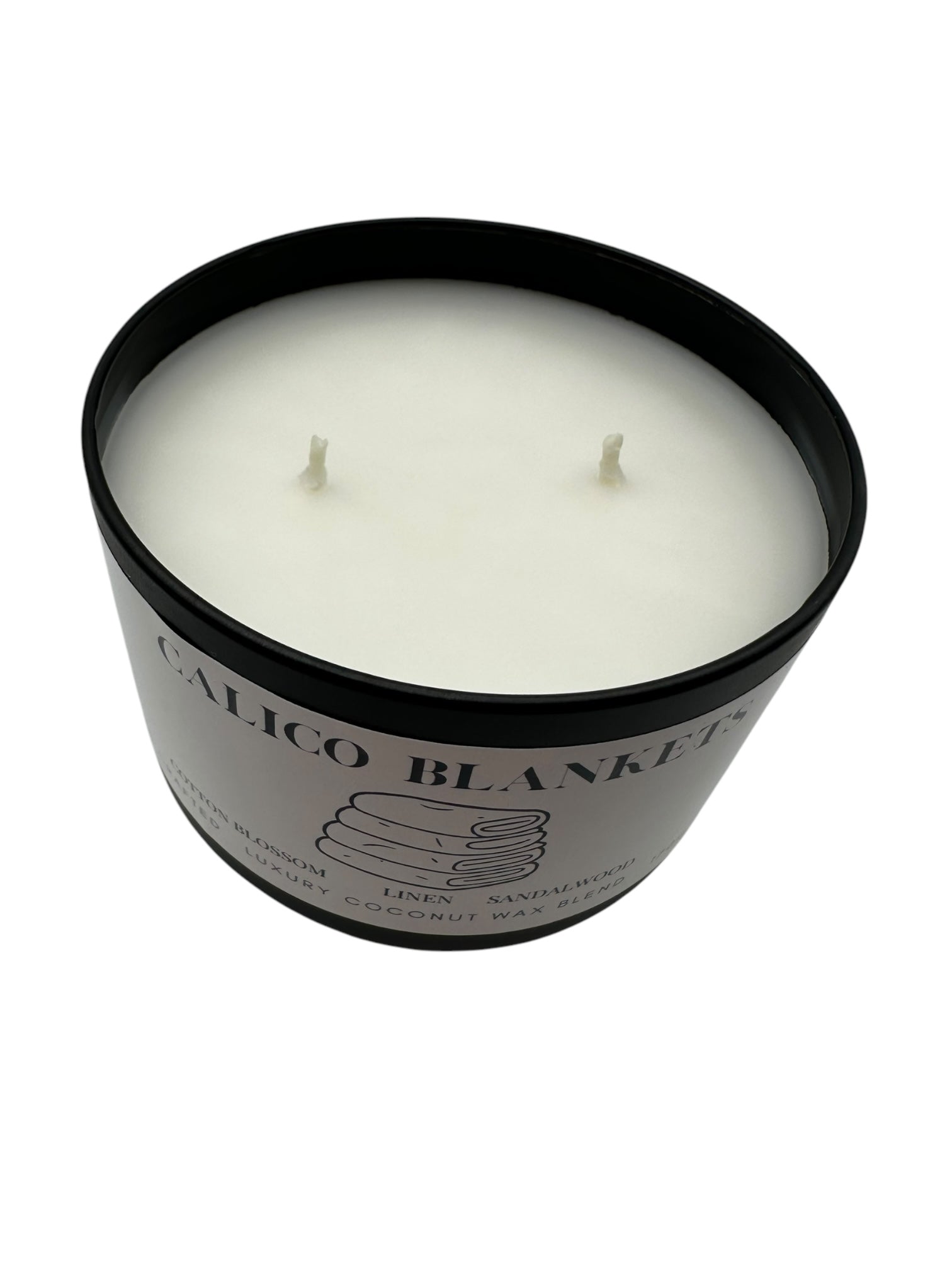 Calico Blankets Travel Sized Candle Tin 6 oz Best Gift for Travel Lovers Handcrafted Luxury Coconut Blend Wax Travel Inspired Scented Candle - World Traveler Aroma