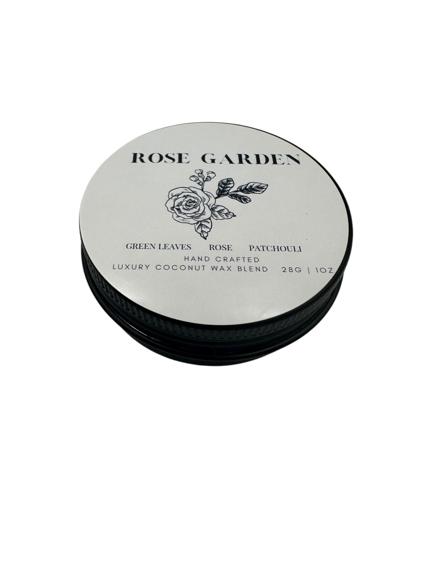 Rose Garden Travel Sized Candle Tin 1 oz Best Gift for Travel Lovers Handcrafted Luxury Coconut Blend Wax Travel Inspired Scented Candle - World Traveler Aroma
