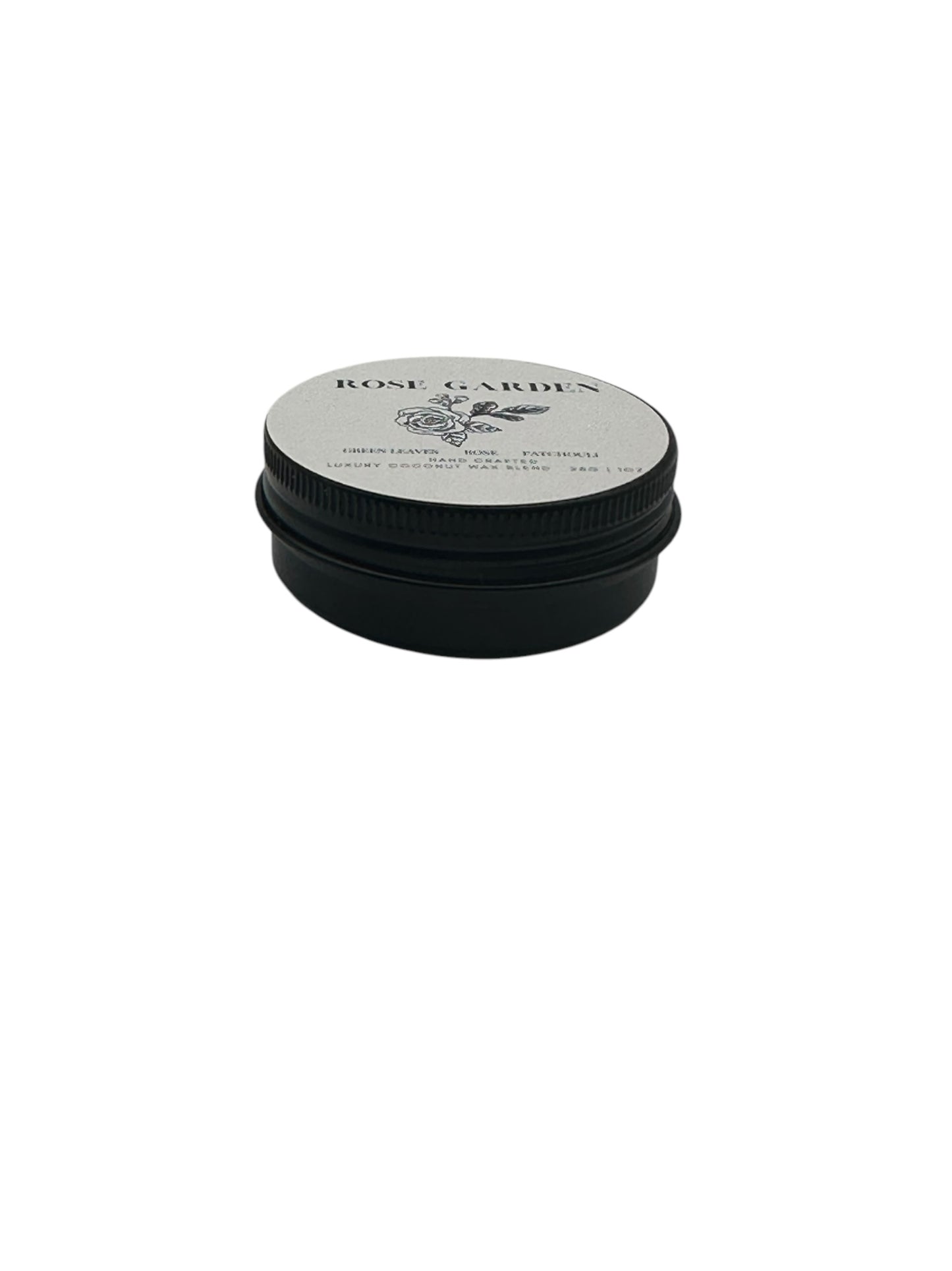 Rose Garden Travel Sized Candle Tin 1 oz Best Gift for Travel Lovers Handcrafted Luxury Coconut Blend Wax Travel Inspired Scented Candle - World Traveler Aroma