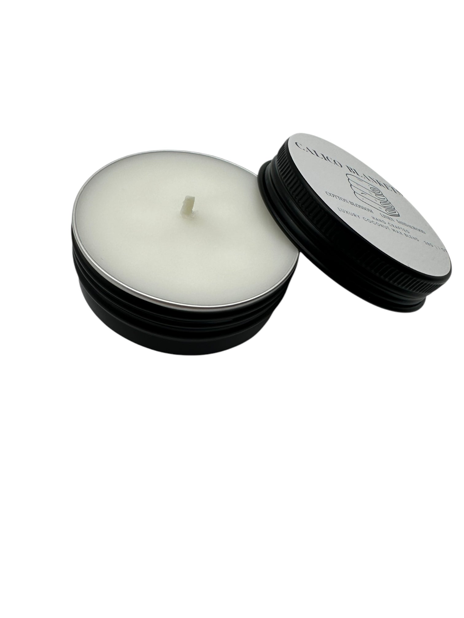 Calico Blankets Travel Sized Candle Tin 1 oz Best Gift for Travel Lovers Handcrafted Luxury Coconut Blend Wax Travel Inspired Scented Candle - World Traveler Aroma