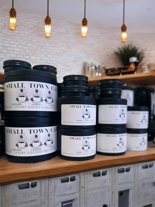 Small Town Café Travel Sized Wax Melt 3oz Best Gift for Travel Lovers Handcrafted Luxury Coconut Blend Wax Travel Inspired Scented Wax Melt - World Traveler Aroma