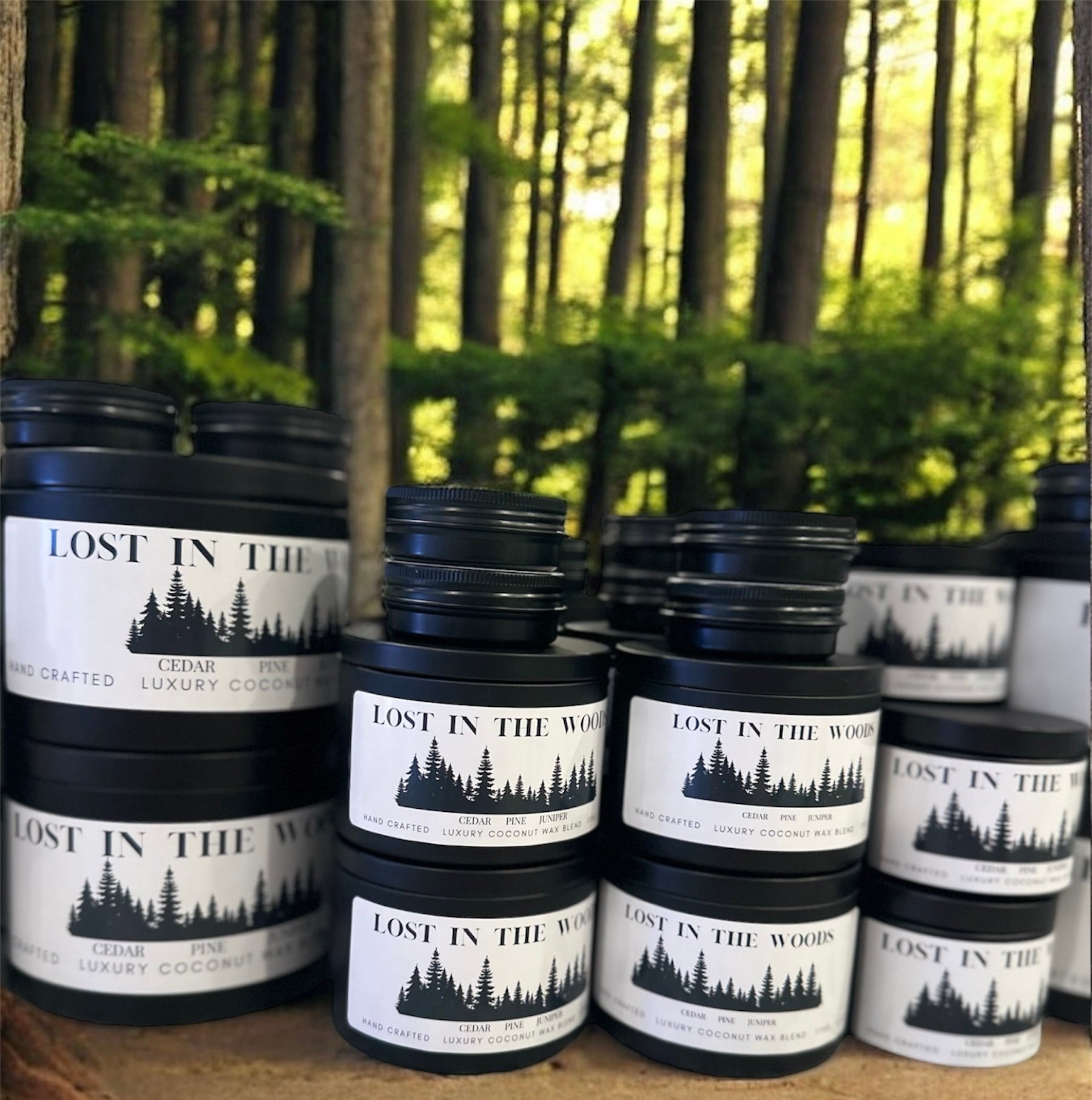 Lost in the Woods Travel Sized Wax Melt 3oz Best Gift for Travel Lovers Handcrafted Luxury Coconut Blend Wax Travel Inspired Scented Wax Melt - World Traveler Aroma